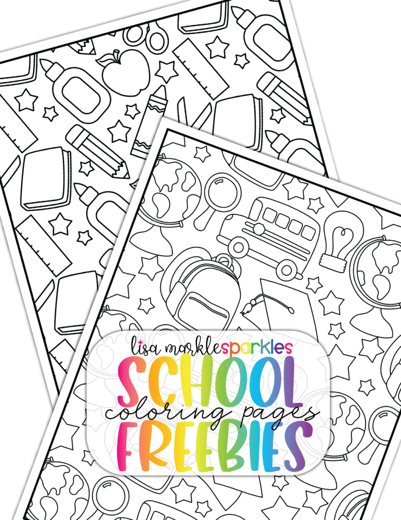 Free Back to School Coloring Pages