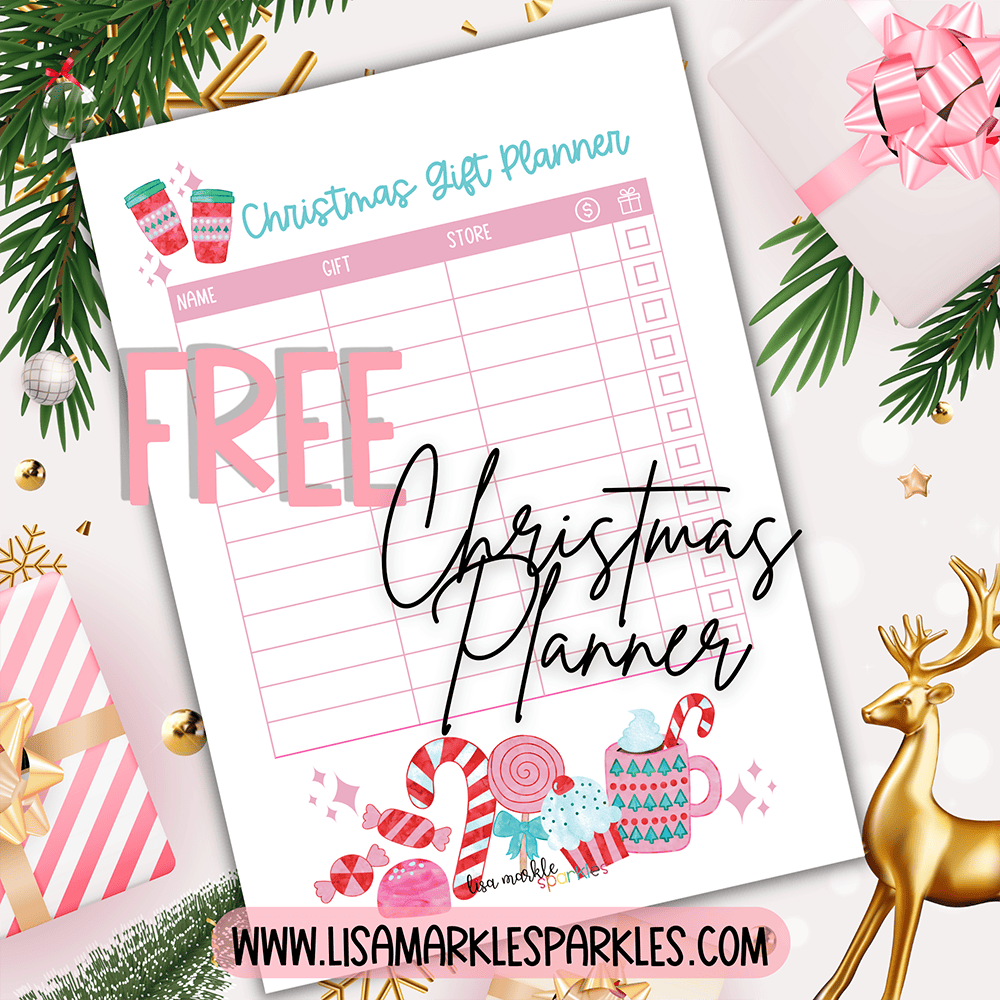 Free Christmas Gift List Planner Organizer Printable PDF