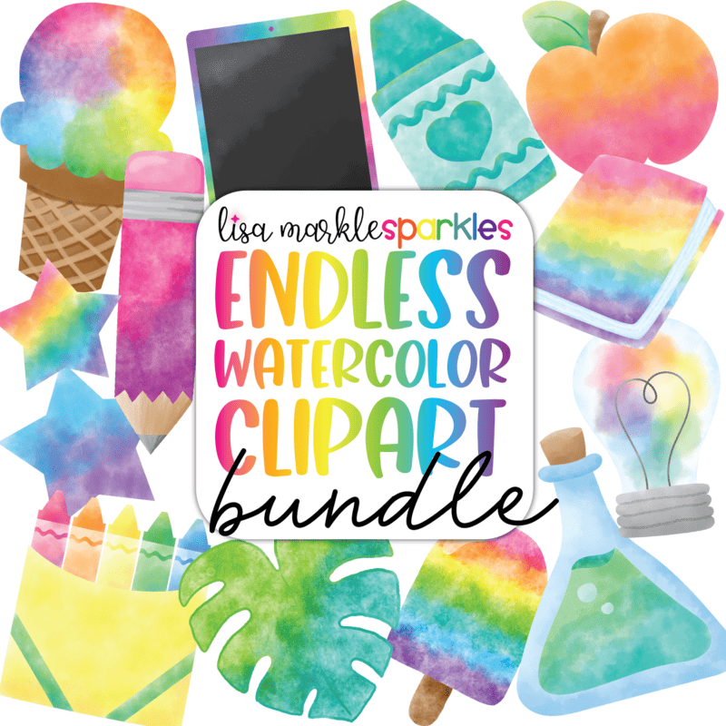 Watercolor Clipart Unlimited Growing Bundle