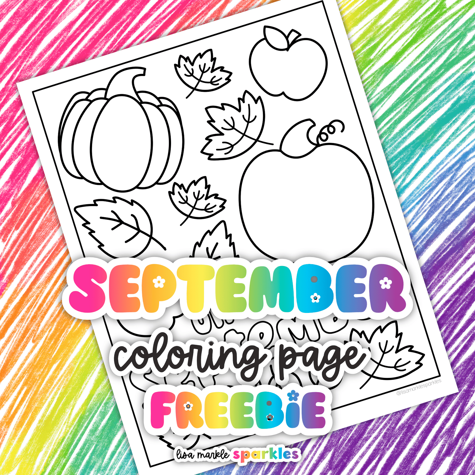 september coloring page