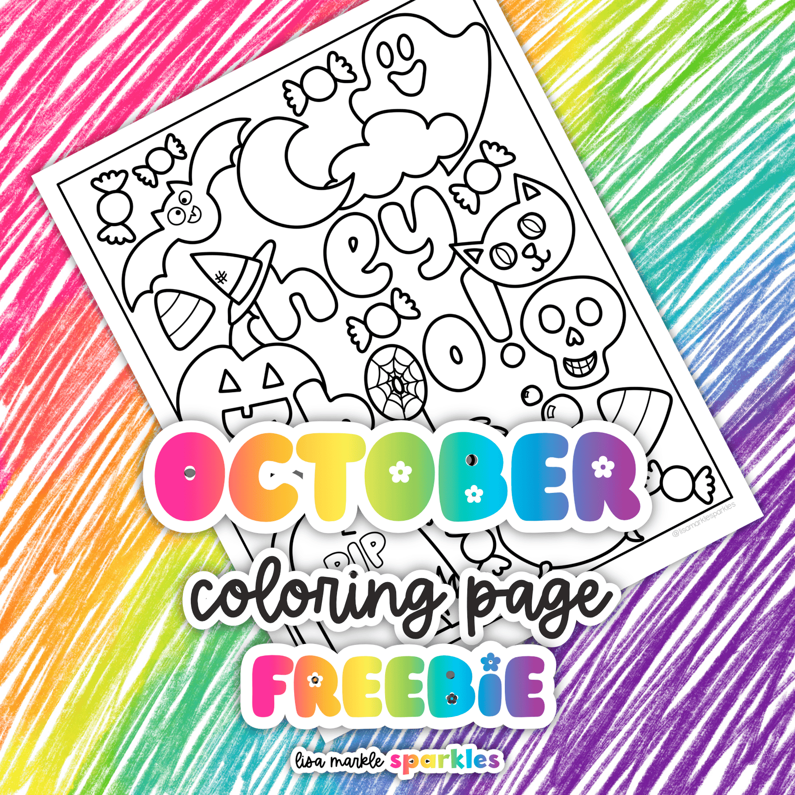 october coloring page