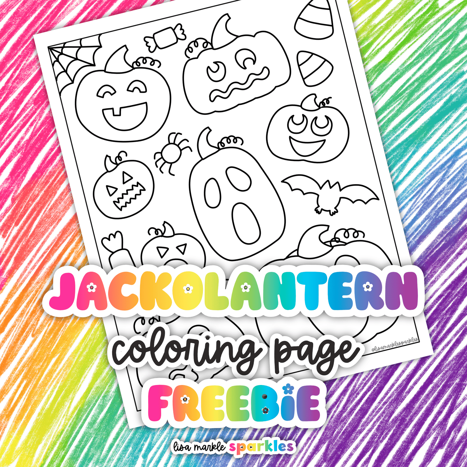 jack o lantern coloring page