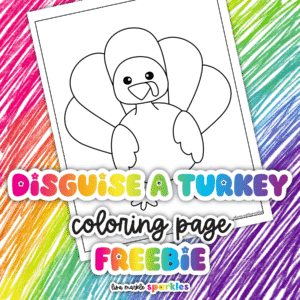 disguise a turkey coloring page