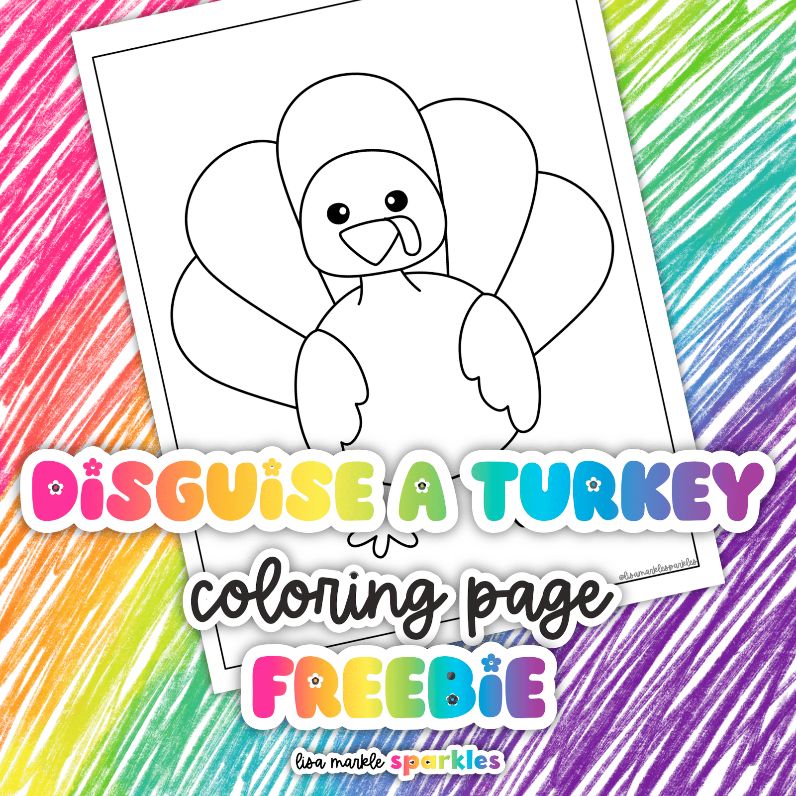 disguise a turkey coloring page