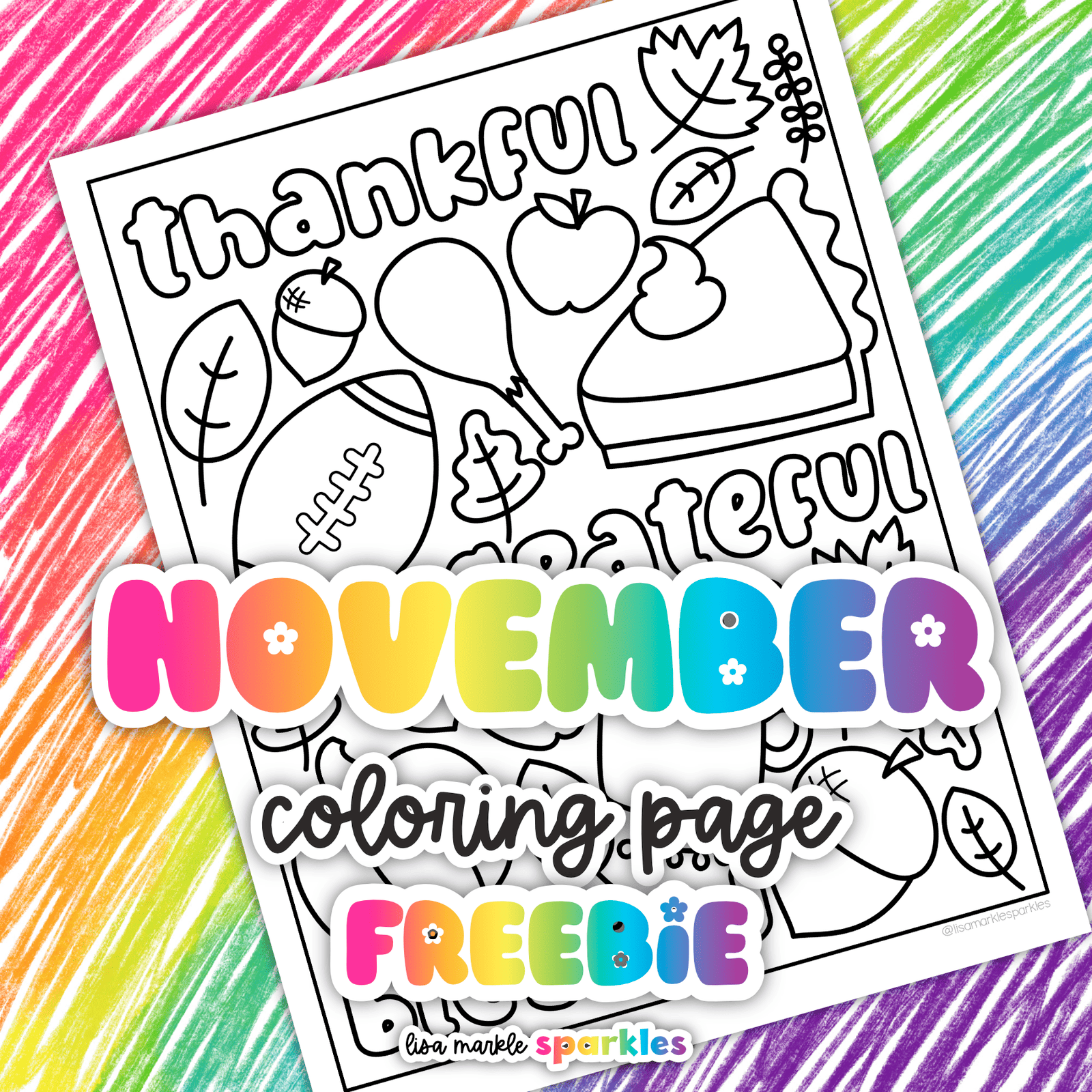 november coloring page