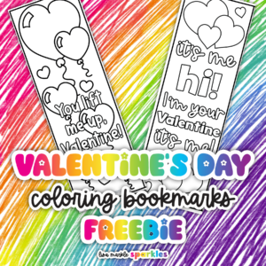 valentines day bookmarks
