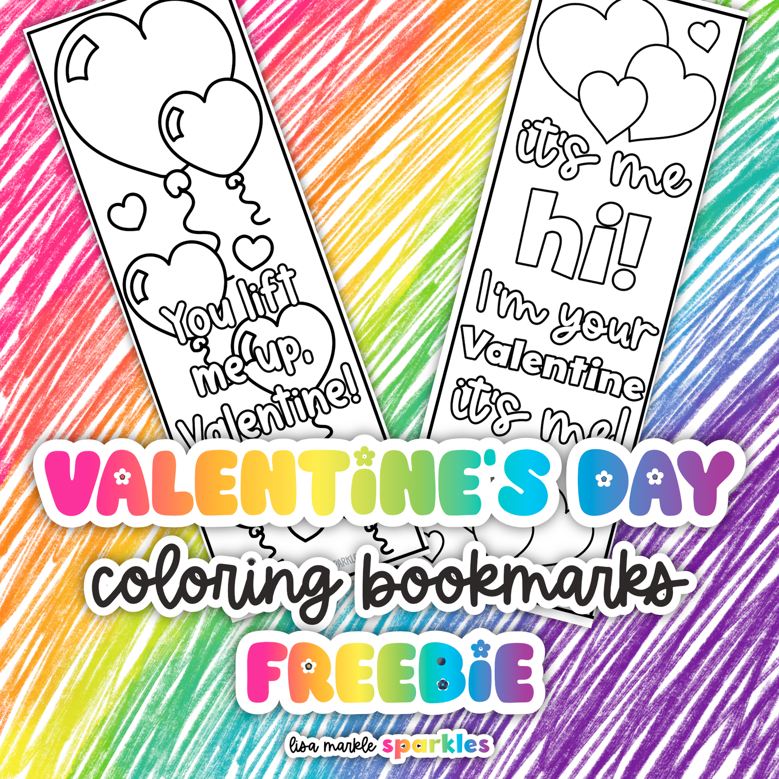 valentines day bookmarks