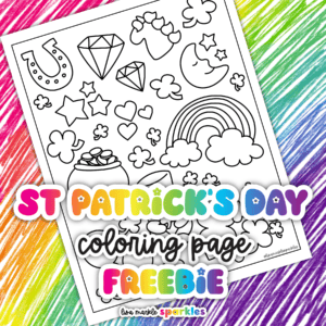 saint patrick's day coloring page